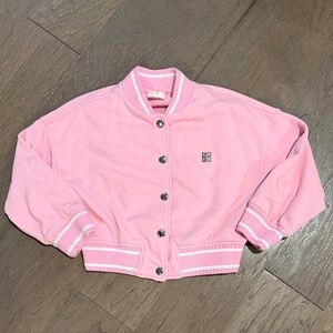 Givenchy Girls Pink Bomber Jacket Size 5 Gently used